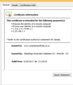 GlobalSign EV SSL Certificate