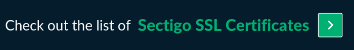 Sectigo SSL Certificate