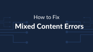 How to fix Mix content Error