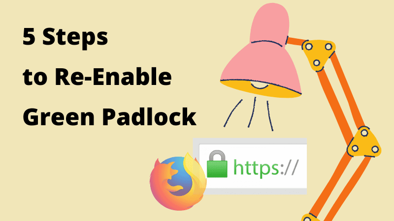 firefox re-enable padlock